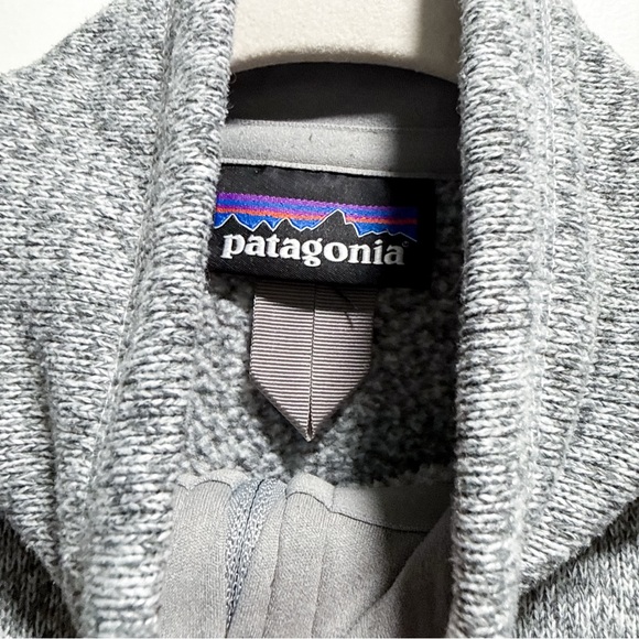 Patagonia Better Sweater Fleece Jacket Burch White Grey Size Small - Picture 6 of 14